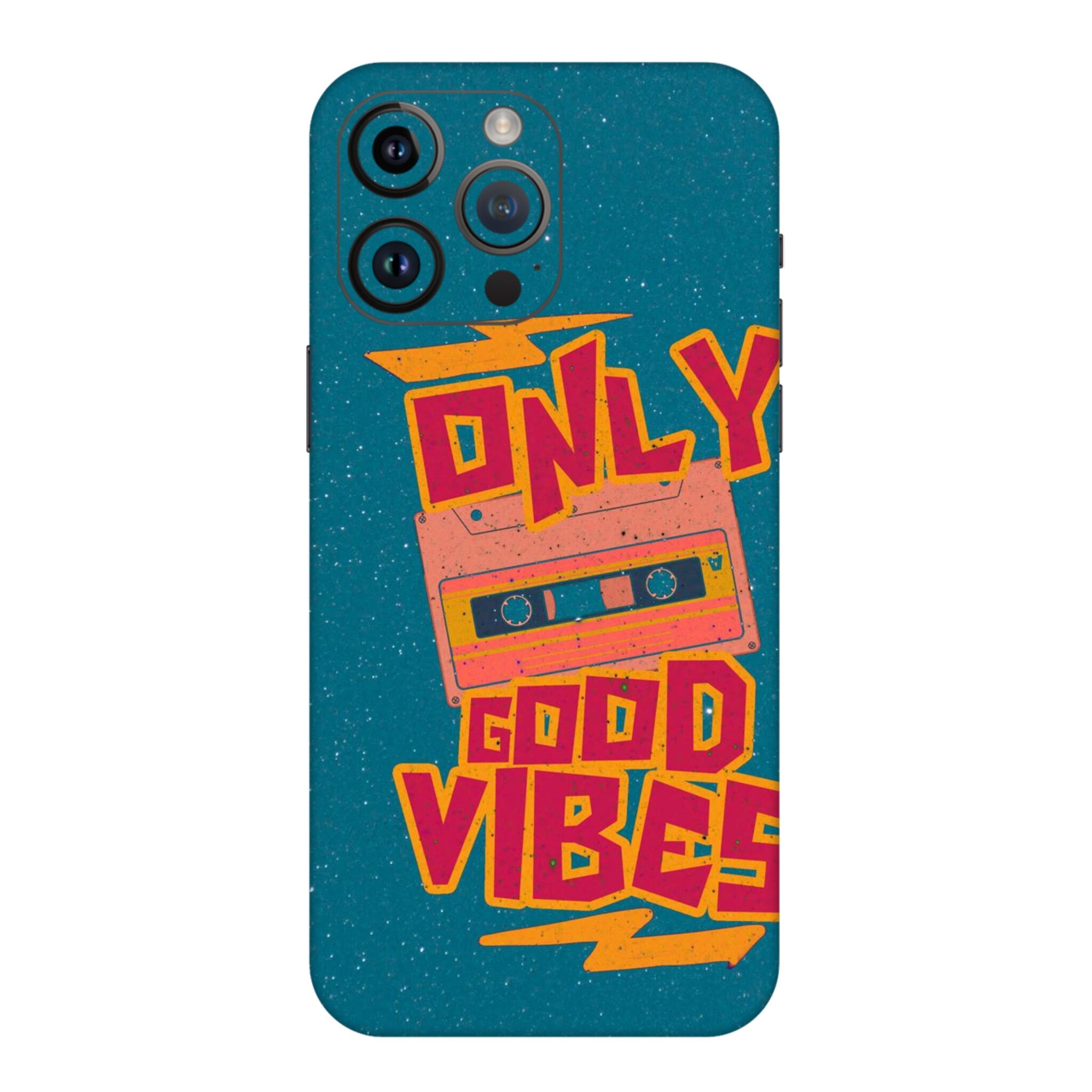 Only Good Vibes Typography Mobile Skin
