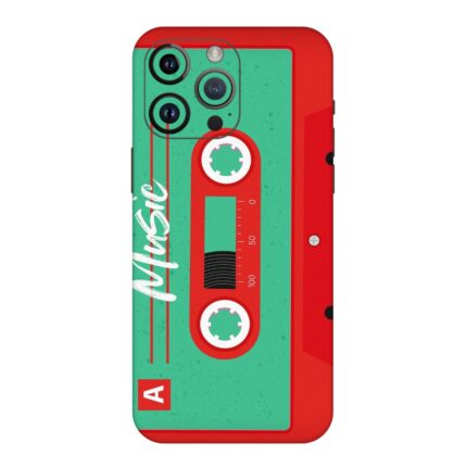 Music Retro Tape Graphics Mobile Skin