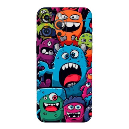 Cartoon Faces Mobile Skin