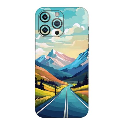 Mountain Valley Road Print Mobile Skin