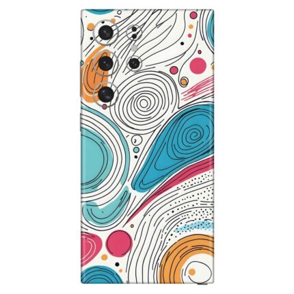 Doodle Delight Abstract Pattern Mobile Skin