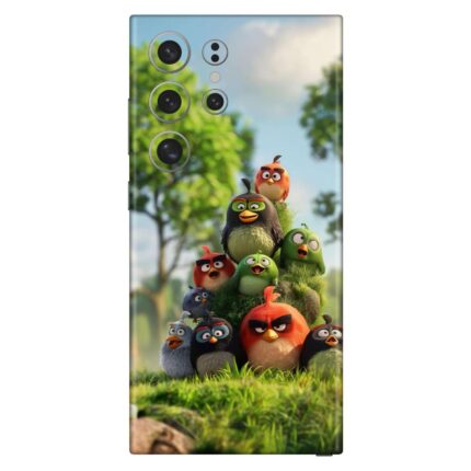 Cute Multiple Angry Birds Mobile Skin