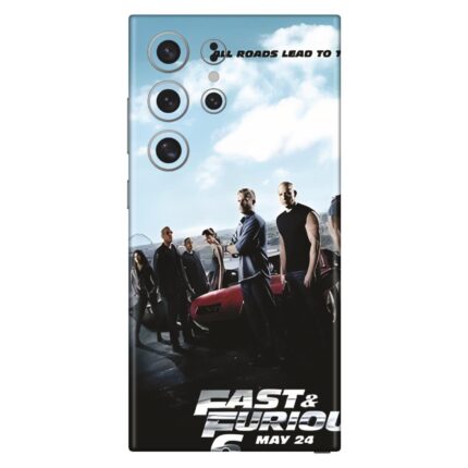 Fast And Furious 6 Cover Photo Mobile Skin