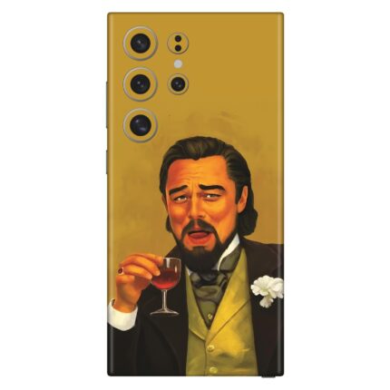Leonardo Dicaprio Laughing Django Art Mobile Skin