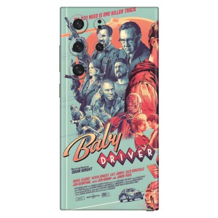Baby Driver Movie Poster Mobile Skin