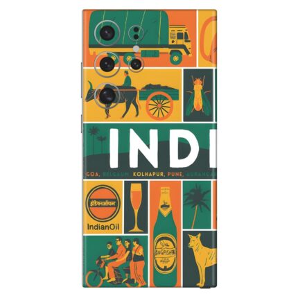 India Design Printed Mobile Skin