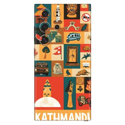 Kathmandu Poster Mobile Skin